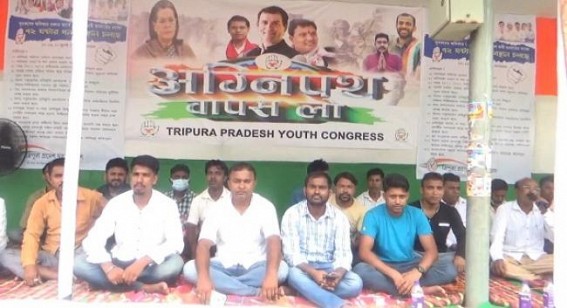 Congress’s Protest over Unemployment Issues marked 3rd Day in Tripura Congress’s Protest over Unemployment Issues marked 3rd Day in Tripura